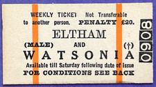 VR Ticket - ELTHAM & WATSONIA - Male �20 Weekly
