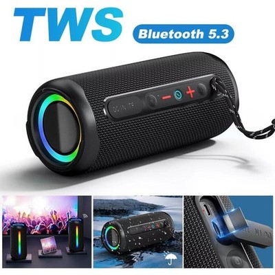 Bluetooth 5.3 Speaker Musikbox Bluetooth RGB Desktop Lautsprecher Tragbarer
