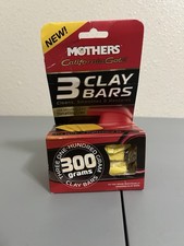 Mothers California Gold Clay Bar 100g Pack Of 3 Car Detailing Paint Surface Clea