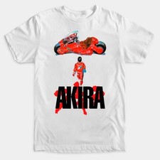 Akira Anime Graphic T-Shirt Kaneda Motorcycle Tee