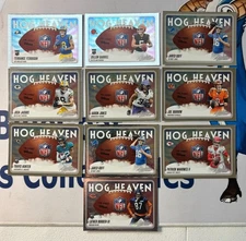 2025 Absolute Football HOG HEAVEN inserts lot (10)