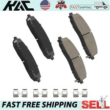 Front Ceramic Brake Pads for 2012-2020 Dodge Journey 2017-2025 Chrysler Pacifica