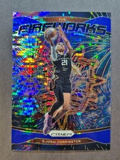 2024 DiJonai Carrington #5 | Panini Prizm ‘Fireworks’ (Blue Pulsar #119/199)WNBA