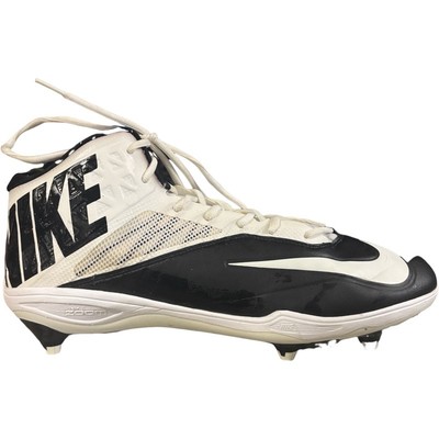 Nike Zoom Code Elite 3/4 D White/Black 603369-100 Men's Football Cleats 14 NEW!