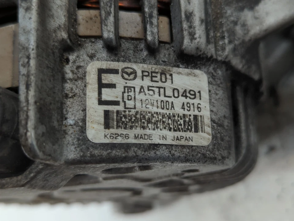 2014-2016 Mazda 6 Alternator Generator Charging Assembly Engine Oem UHAQU - Image 2 of 4