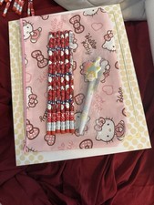 Rare 2014 Sanrio Hello Kitty Pencil Set Little Twin Stars Charapen Bundle
