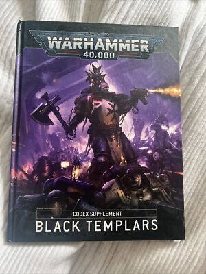 Games Workshop Warhammer 40K Black Templars Codex Supplement 9th
