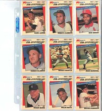 1987 Topps Kmart 25th Anniversary Baseball Cards Complete Set Mantle Mays Aaron