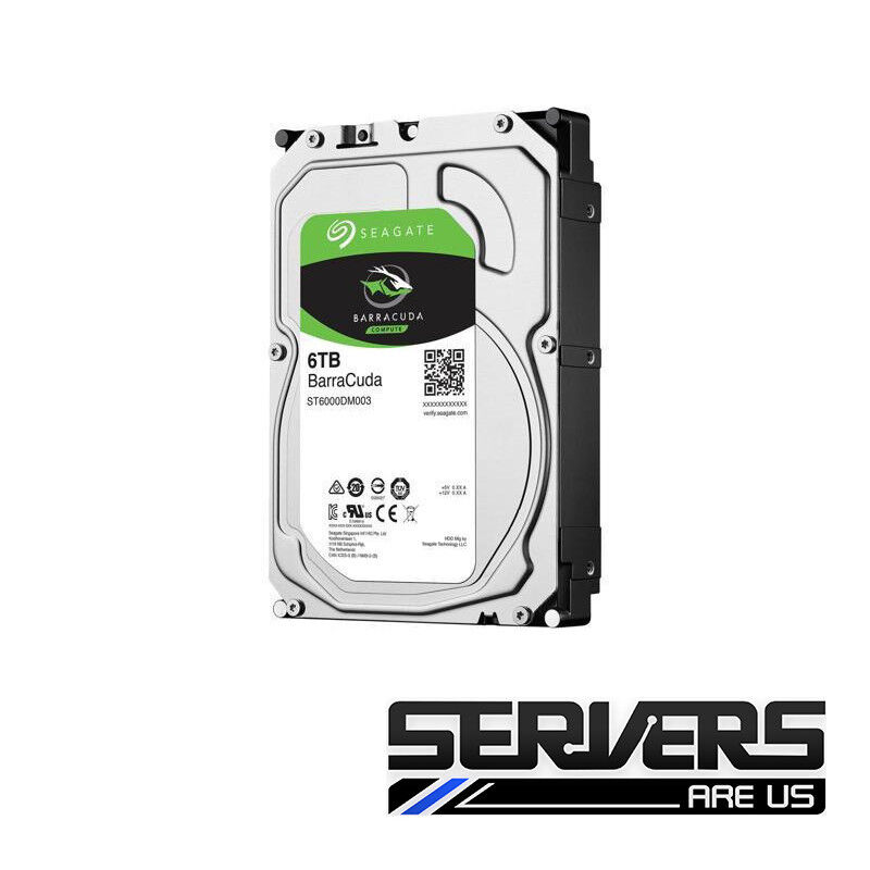 Seagate ST6000DM003 BARRACUDA 6TB 5400RPM SATA 3.5 HDD