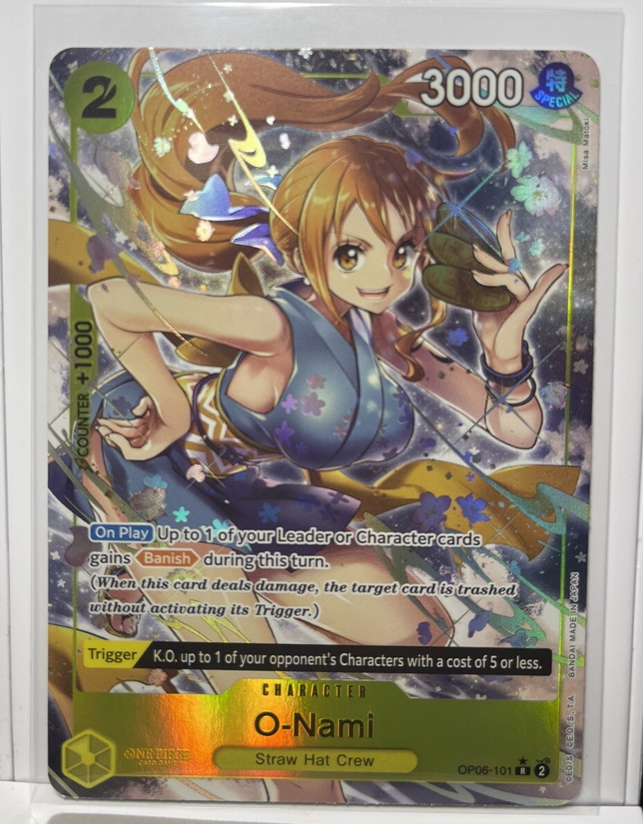 One Piece Wings Of The Captain O'Nami Alt Alternate Art OP06-101