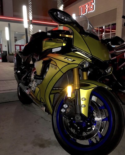 Yamaha YZF R1 R1M RN32 2015-2023 Kühlerschutzabdeckungen Set Wasser & Öl - Bild 4 von 9