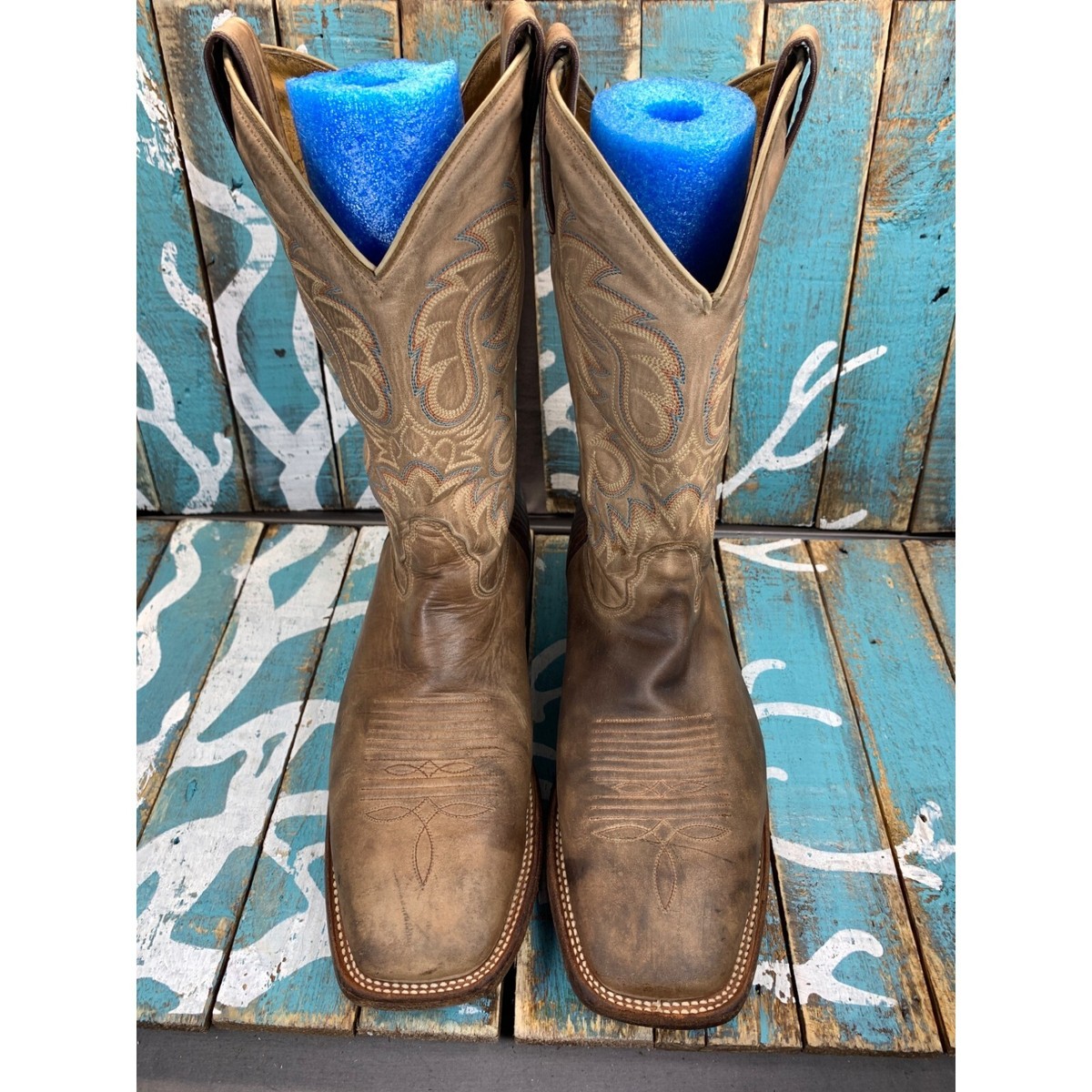 Nocona MD2711 Legacy Western Boot Tan Vintage USA Made Men display picture 3