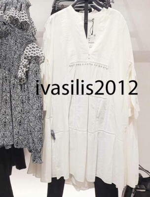 ZARA NEW WOMAN LOOSE FIT EMBROIDERED VOLUMINOUS A-LINE DRESS XS-XXL 6895/045 | eBay ZARA NEW WOMAN LOOSE FIT EMBROIDERED VOLUMINOUS A-LINE DRESS XS-XXL 6895/045 | eBay