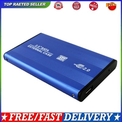 2.5 Inch USB 2.0 SATA External Mobile Hard Disk Box Aluminum Alloy Shell