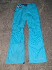 Columbia Womens XS Pants turquo Bugaboo Omni-tech Snow Waterproof Ski NWT 