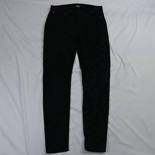 HUDSON 29 Black Print Velvet Nico Skinny Midrise Pants