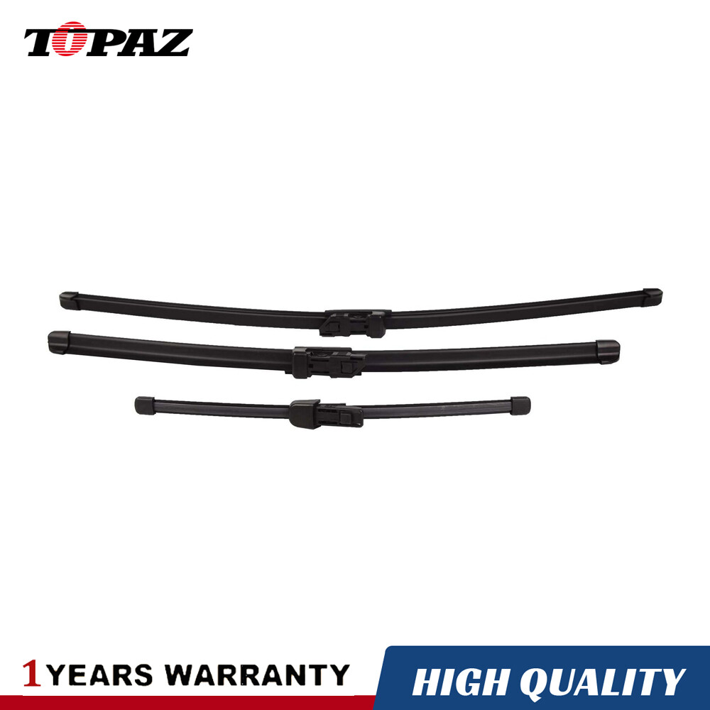 Windscreen Wiper Blades For VW Golf MK6 20092012 24" +19" +11" Front