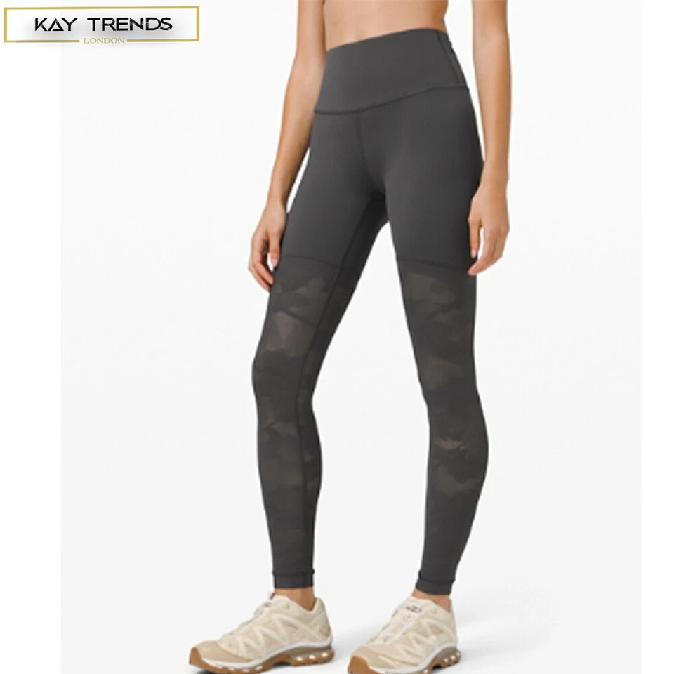 Lululemon Sheer Will High-Rise Tight 28" *Camo-Graphite Grey RRP $148 — 第 2/4 张图片