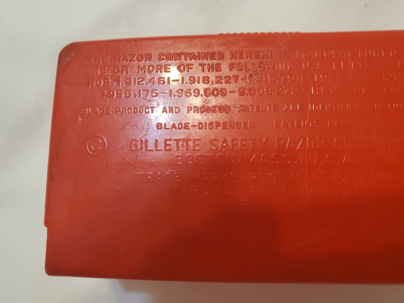 Vintage WW2 1940 Gillette super speed one piece razor brass & cooper ...