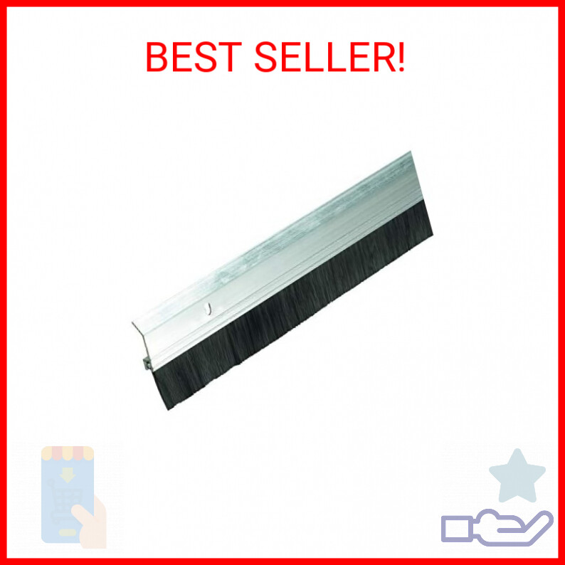 Frost King 2 x 36 SB36 Extra Brush Door Sweep, 2in Wide x 36in Long, SilverAlum eBay