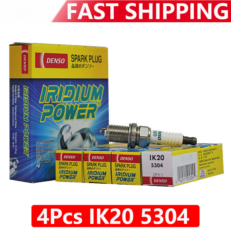 4x DENSO IK20 5304 IRIDIUM POWER Spark Plugs for Lexus VW Nissan Audi Pontiac