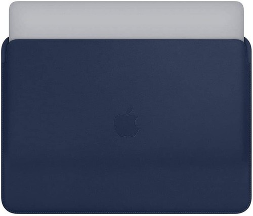 GENUINE APPLE LEATHER SLEEVE FOR MACBOOK PRO AIR 12 13 15 16" CASE BLACK BLUE - 第 12/22 張圖片