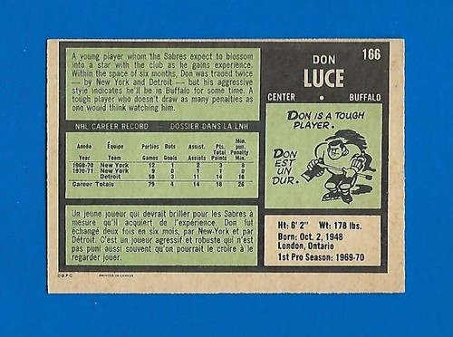 1971-72 OPC O PEE CHEE HOCKEY CARD + ERROR VARIATION 133-264 & BOOKLET SEE LIST - Picture 134 of 472