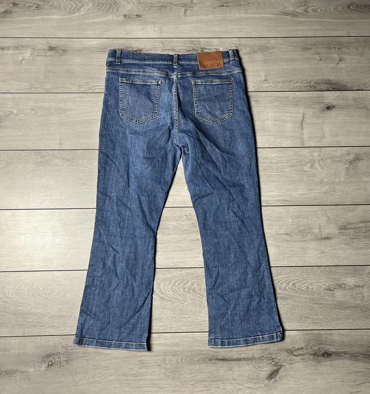 Escada womans basic jeans size 42 - image 2