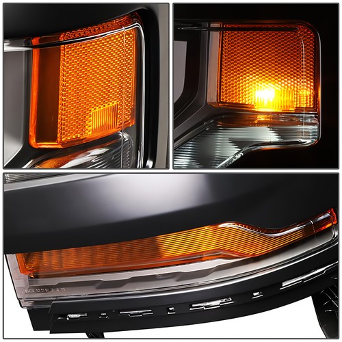 Black HID Projector Headlights W/ LED DRL Set For 2016-2019 Chevy Silverado 1500 - Bild 8 von 16