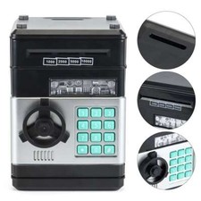 Piggy Bank Cash Coin ATM Bank Electronic Money Storage Saver For Adults Kid Gift