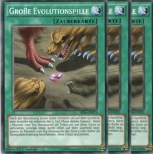 yugioh 3x Große Evolutionspille SR04-DE023 COMMON DEUTSCH
