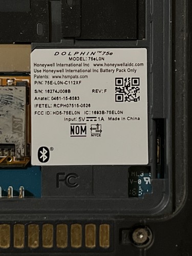 Honeywell Dolphin 75e Wireless Mobile Computer 75E-L0N-C112XF - Picture 4 of 5