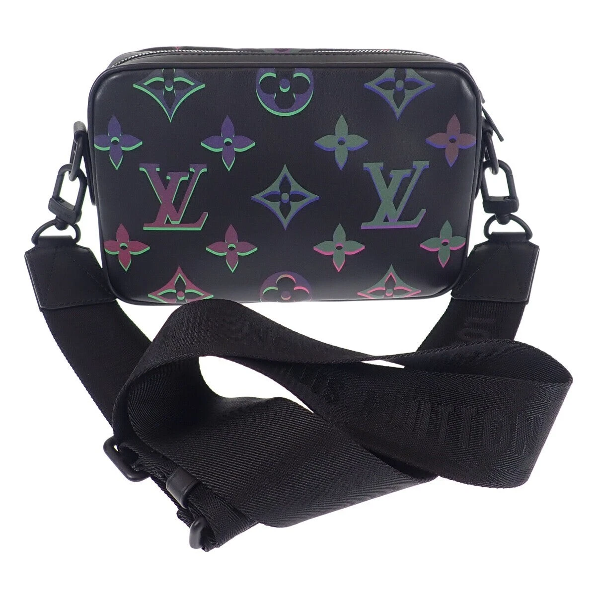 Louis Vuitton Comet Messenger Shoulder Bag M22495 Monogram Black Men's TGIS s l1200