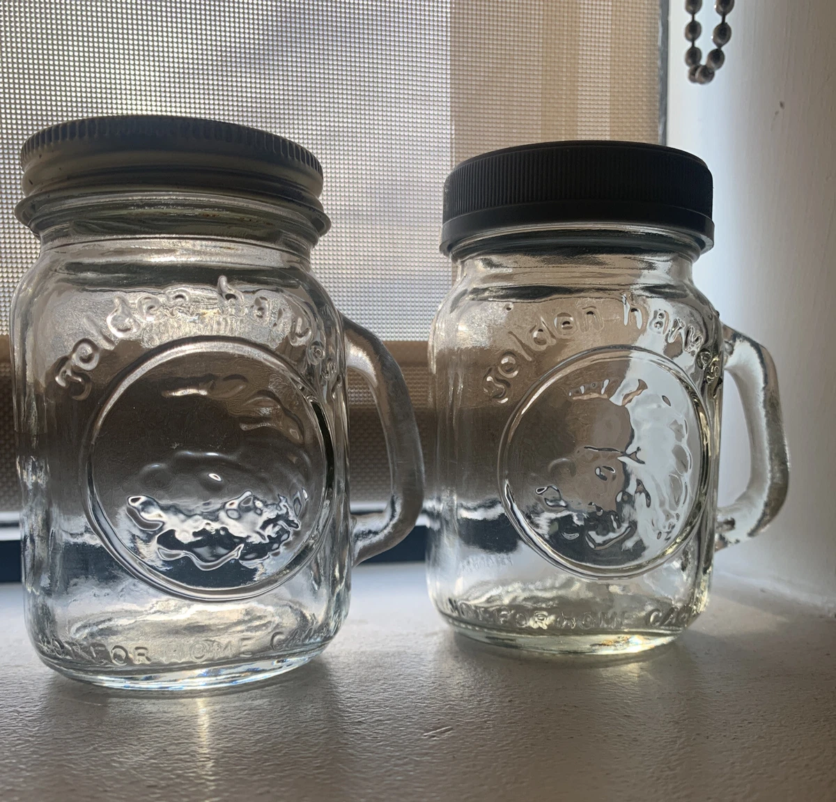 Mason jar salt on sale and pepper shakers