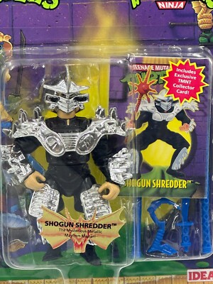 TMNT TURTLES SHOGUN SHREDDER BLUE WEAPONS MOC EUROPEAN
