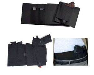 Adjustable-Belly-Band-Holster-w-Mag-Pouches-FREE-Pistol-size-L