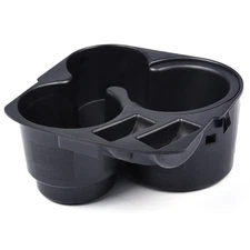 For 2007-2012 Nissan Altima Front Center Console Cup Holder & Liner Black