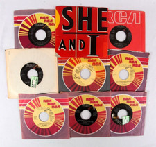 Alabama 45 rpm Single, Lot of 9, All EX, Close Enough to Perfect, Roll On