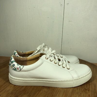 Jack Rogers Shoes Womens M Leather Sneakers Rory White