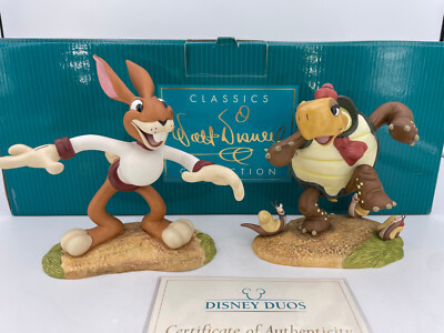 Walt Disney Classics- Toby Tortoise and Max Hare-New in Box, w/COA #1207737