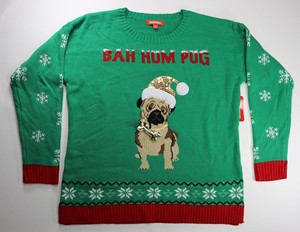 pug holiday sweater