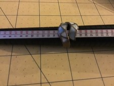 Sharp  Mother of Pearl Inlay -Sterling Silver- Ring Sz 8