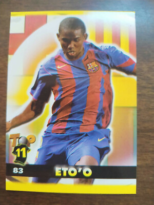 2004 Mundicromo Top Samuel Eto'o  RC Rookie AFRICAN GOAT GEM MINT 