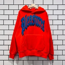 PLEASURES TWITCH HOODIE BURNT ORANGE