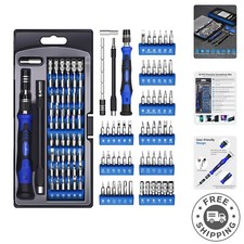 Complete 61-in-1 Magnetic Screwdriver Kit with Flexible Shaft for Device Repairs