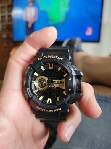 Casio 5398 G-shock Ga400 Mens Watch 52mm Analog-digital Black