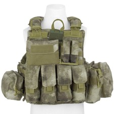 Flyye Force Recon Combat Vest Ver. Maritime + Pouches Army MOLLE A-TACS AU Camo