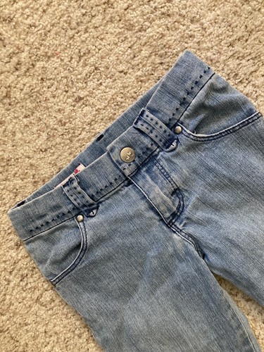 Lee Girl’s Denim Jeans Size 6 Light Wash EUC - Picture 2 of 11