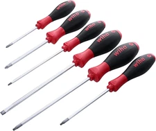 30291 Softfinish Grip Screwdriver Set, Slotted 4.5-6.5Mm, Phillips Number 1-2 an