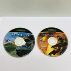 Xbox Halo 1 & 2 Original Xbox Games - Disc Only - TESTED Working!